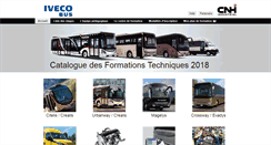 Desktop Screenshot of formations-irisbus-iveco.com